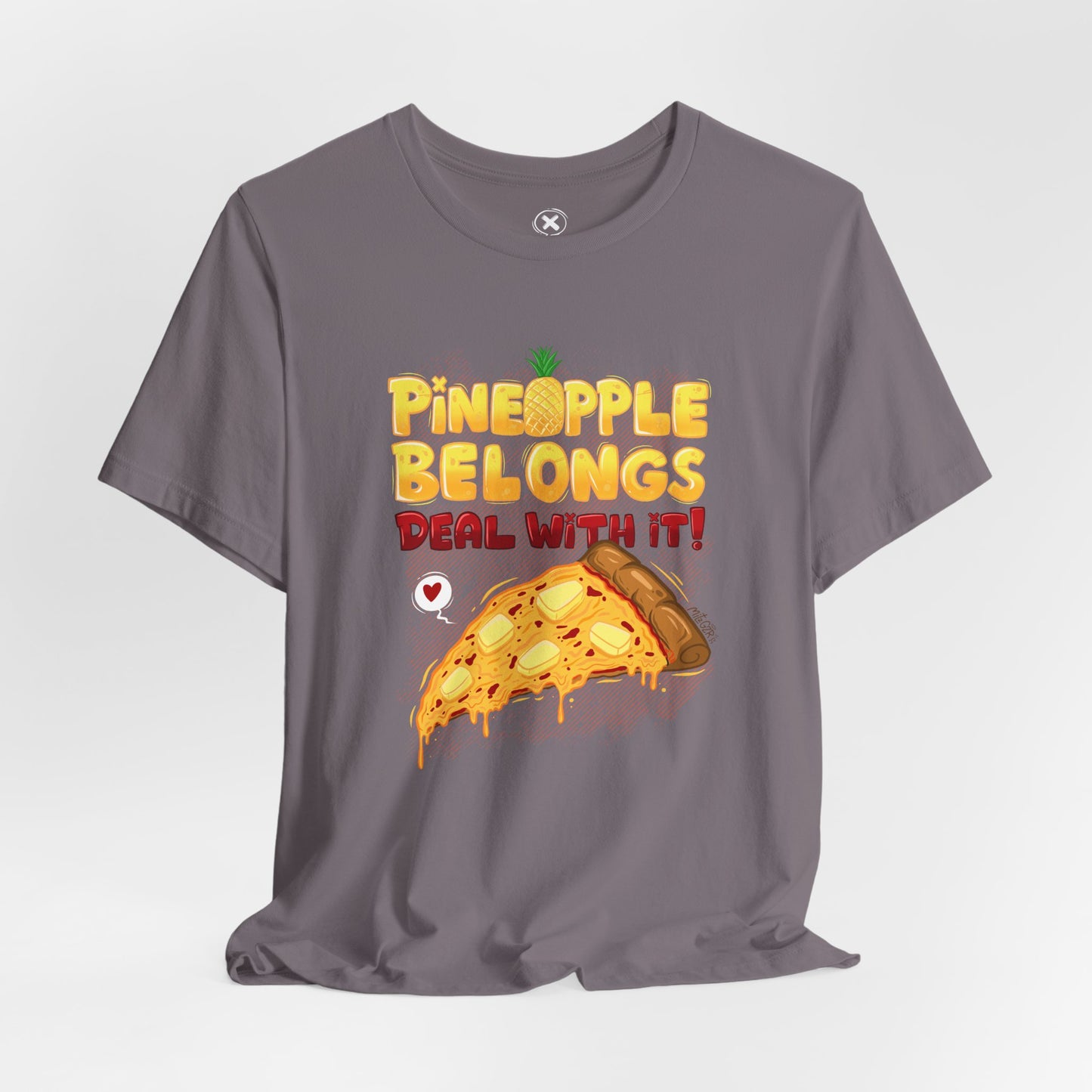 Pineapple Pizza Lovers | Unisex Shirt | Streetwear | Cartoon Graphic Tee | Funny Gift