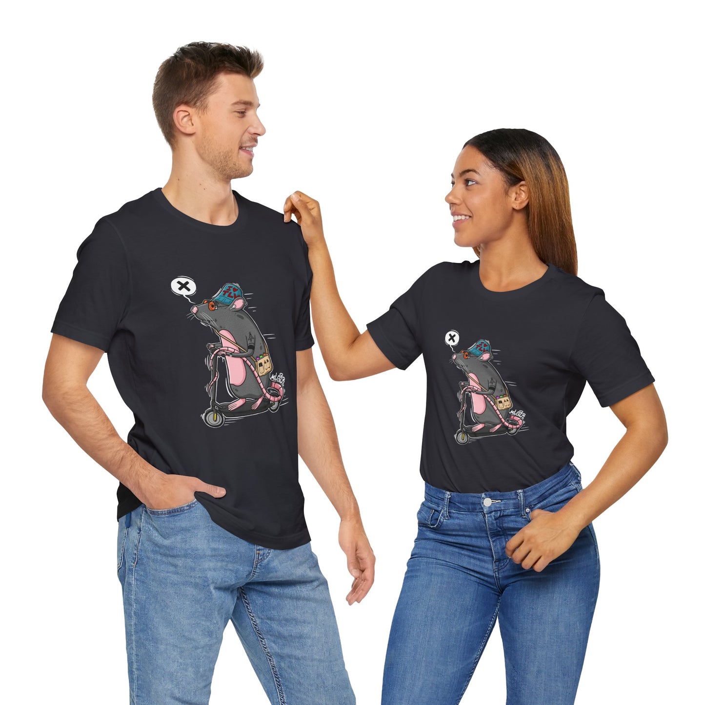 TLV Street Rat | Unisex Shirt | Streetwear | Cartoon Graphic Tee | Funny Gift