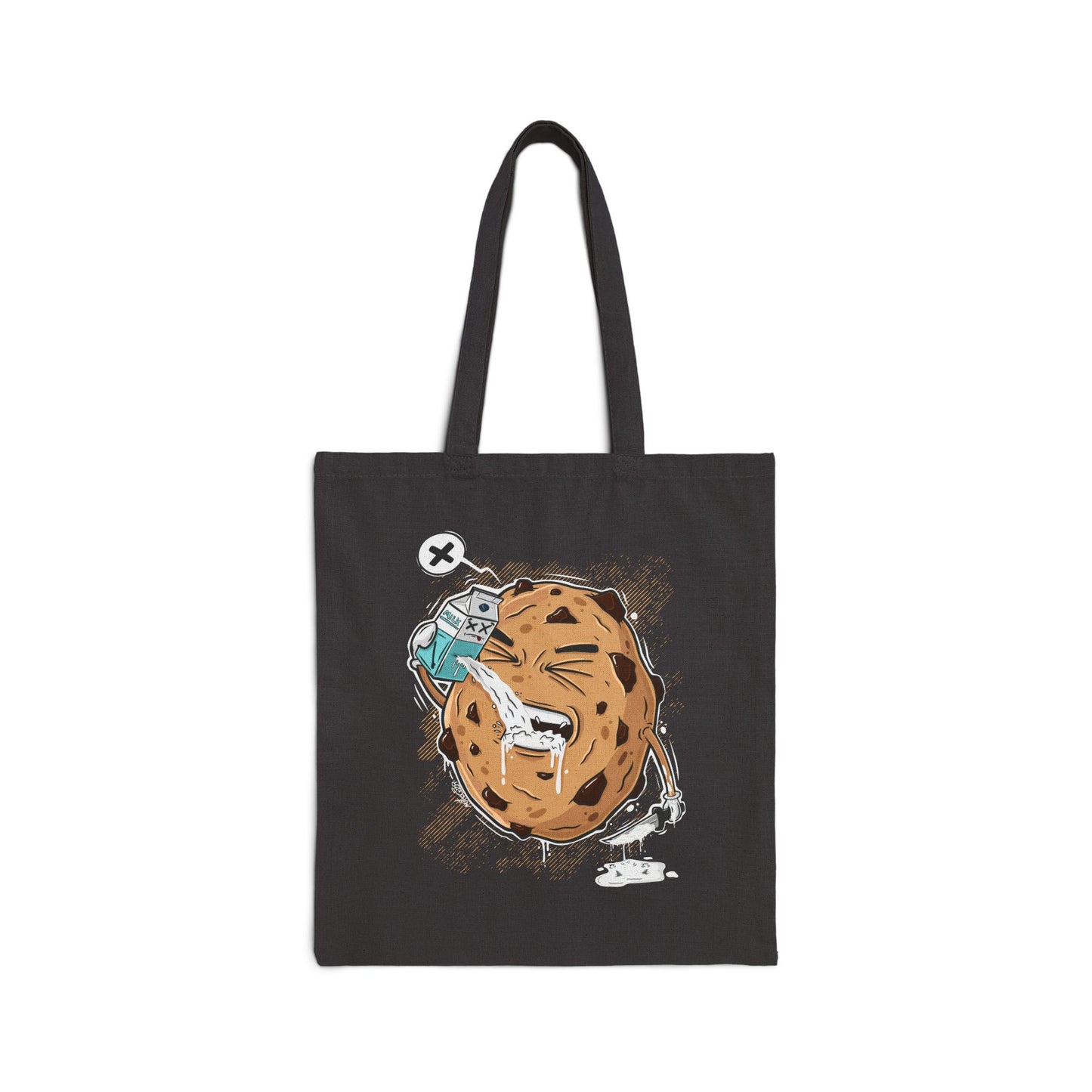 Milk & Cookie | tote bag | eco-friendly shopper tote | funny graphic bag | streetwear accessory