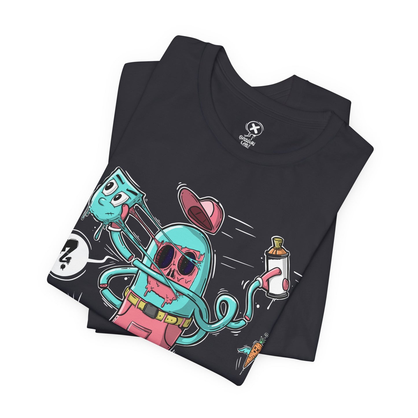 Mask Off Tee | Weird Skater Shirt | Funny Spray Can Graphic T-Shirt | Unisex Streetwear