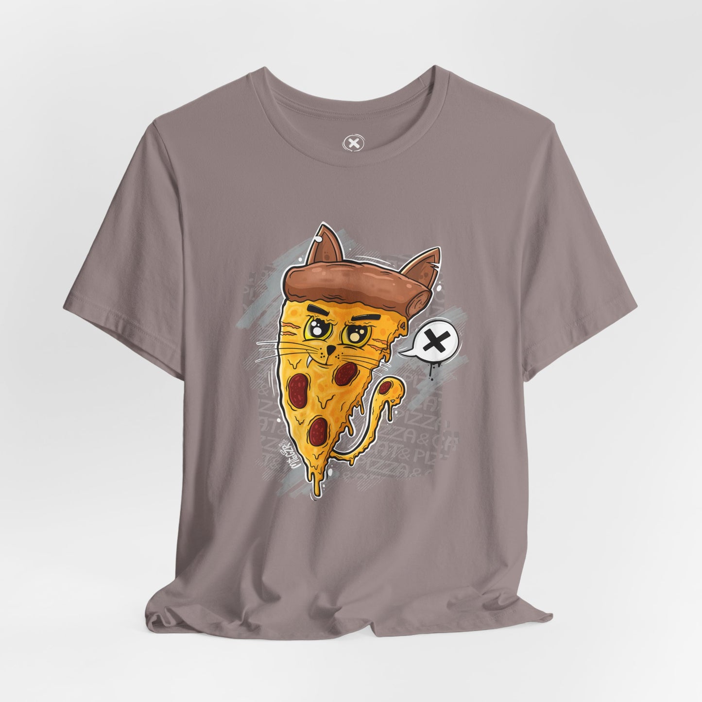 Pizza Cat | Funny Cat Shirt | Cartoon Pizza Tee | Streetwear Style | Gift for Friends
