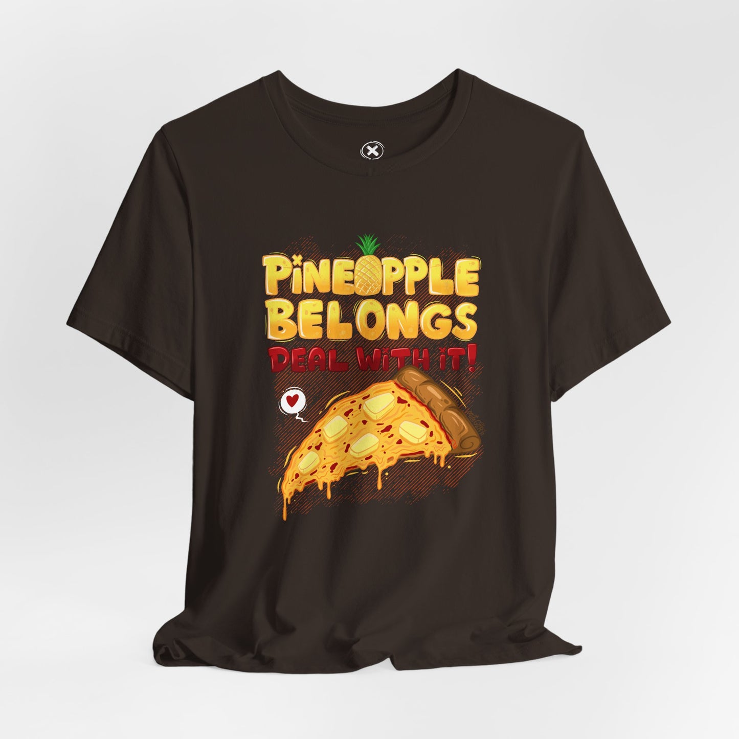 Pineapple Pizza Lovers | Unisex Shirt | Streetwear | Cartoon Graphic Tee | Funny Gift