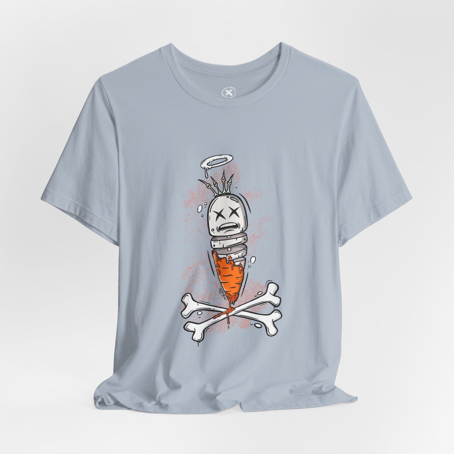 Skeleton Carrot | Unisex Shirt | Streetwear | Cartoon Graphic Tee | Funny Gift