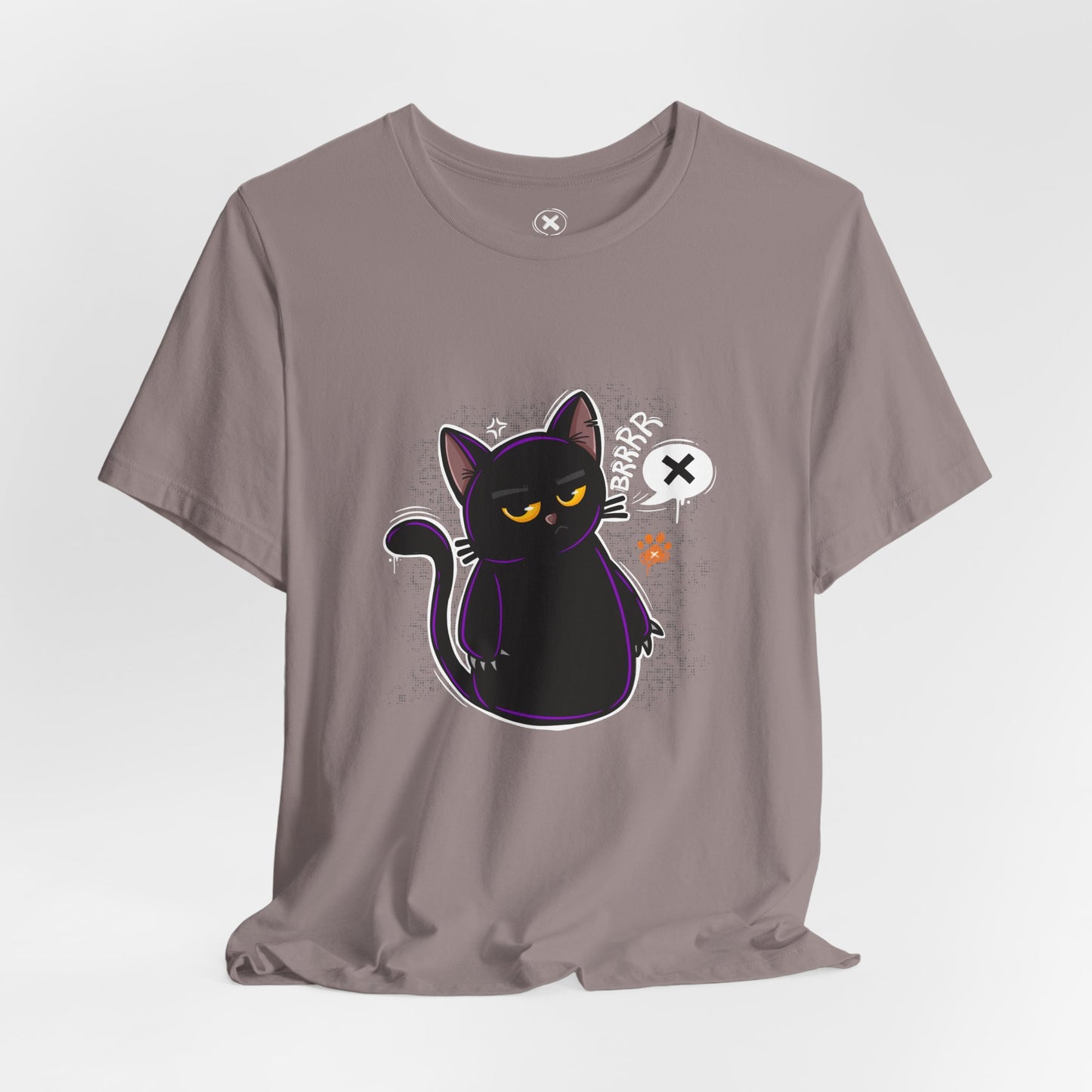 Grumpy Black Cat | Unisex Shirt | Streetwear | Cartoon Graphic Tee | Funny Gift