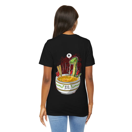Ramen Snake | Unisex Shirt | Streetwear | Cartoon Graphic Tee | Funny Gift