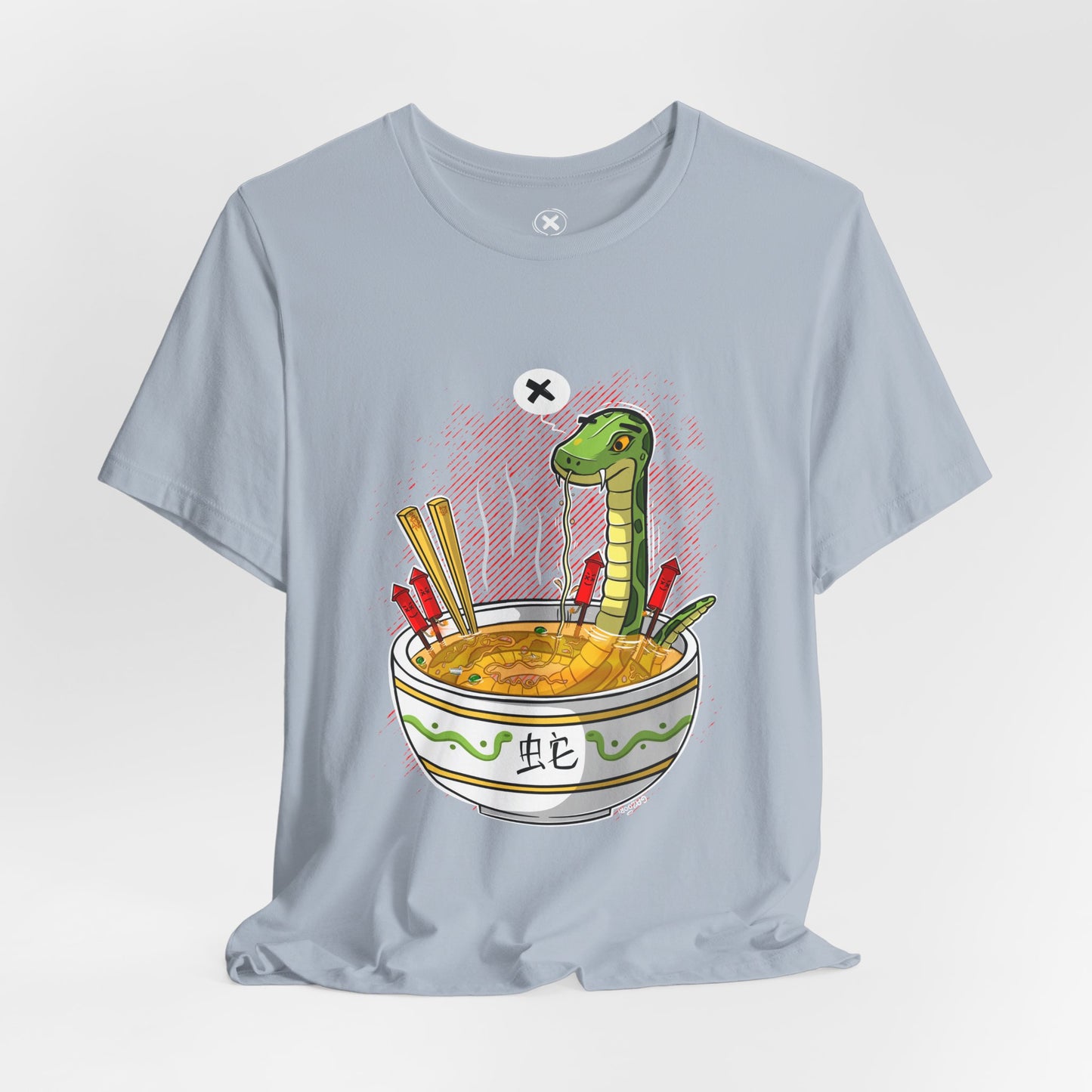 Ramen Snake | Unisex Shirt | Streetwear | Cartoon Graphic Tee | Funny Gift