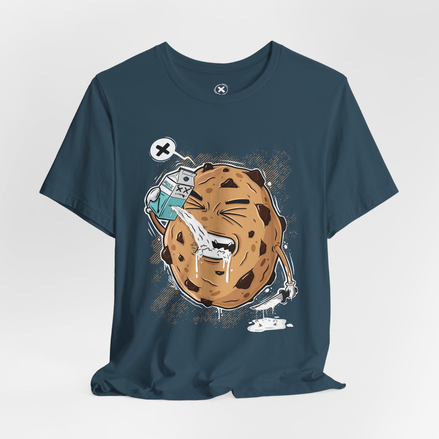 Milk & Cookie Chaos | Unisex Shirt | Streetwear | Cartoon Graphic Tee | Funny Gift