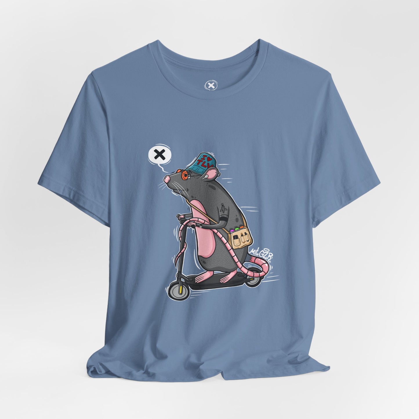 TLV Street Rat | Unisex Shirt | Streetwear | Cartoon Graphic Tee | Funny Gift