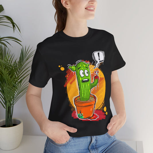 Bloody Cactus | Unisex Shirt | Streetwear | Cartoon Graphic Tee | Funny Gift