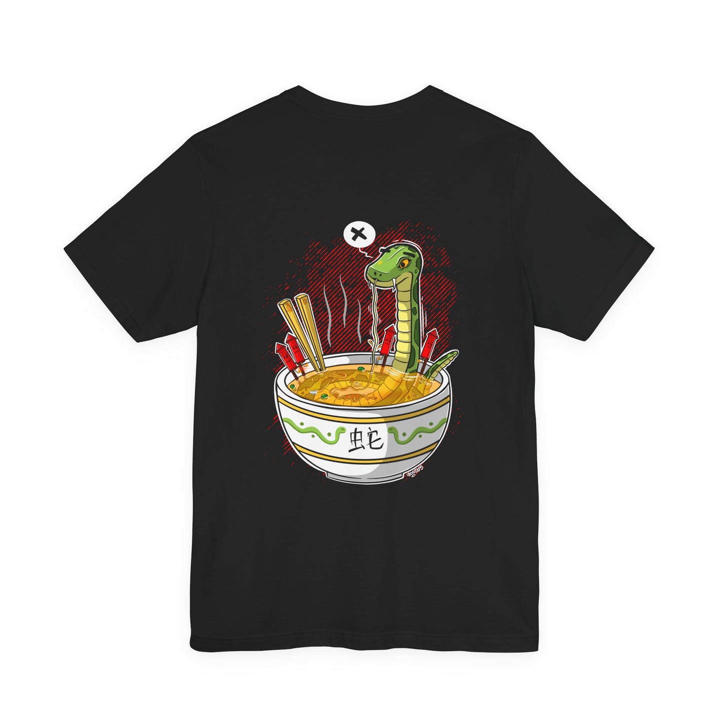 Ramen Snake | Unisex Shirt | Streetwear | Cartoon Graphic Tee | Funny Gift