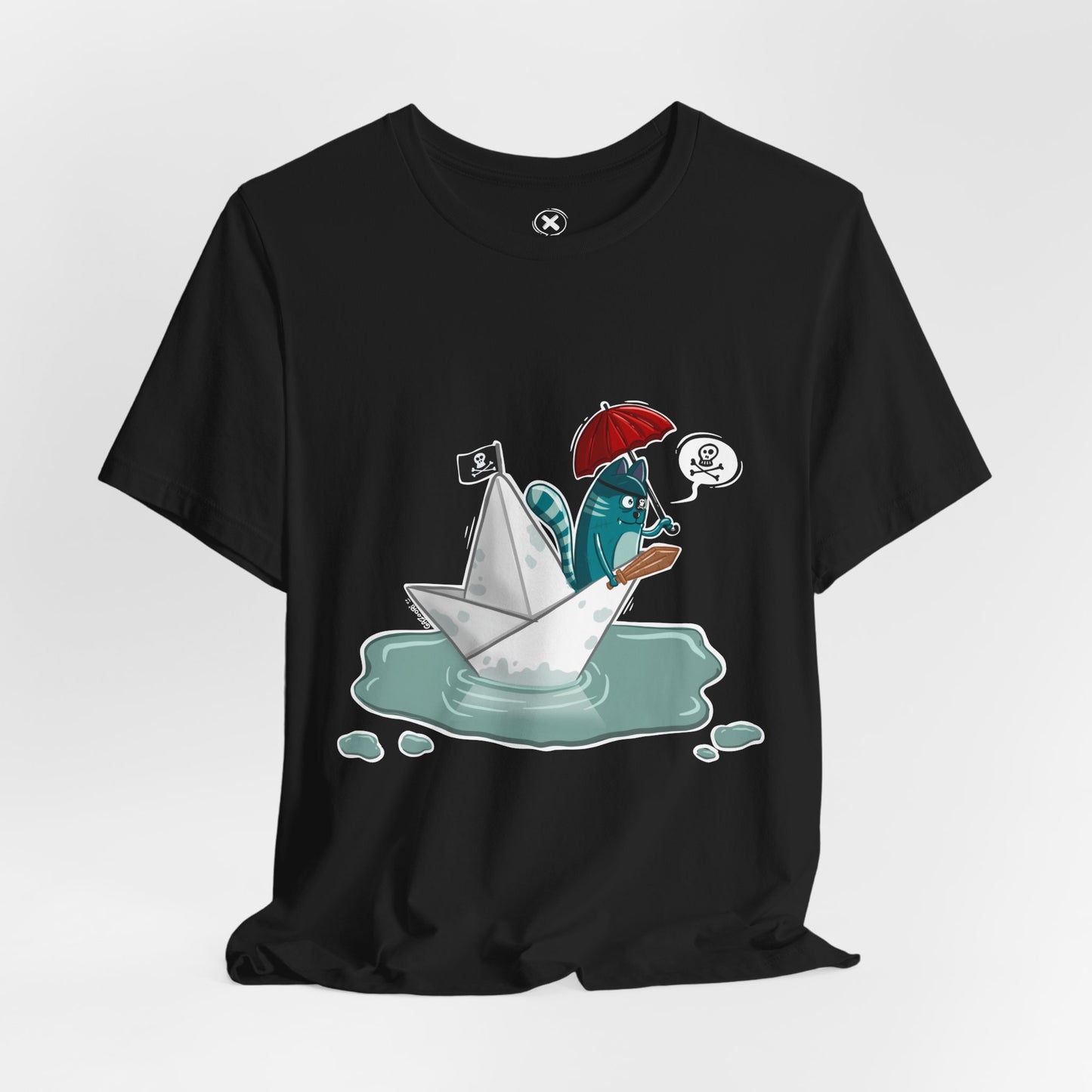 Pirate Cat unisex shirt | Funny Cat Shirt | Cartoon Adventure Tee | Streetwear Style | Gift for Friends