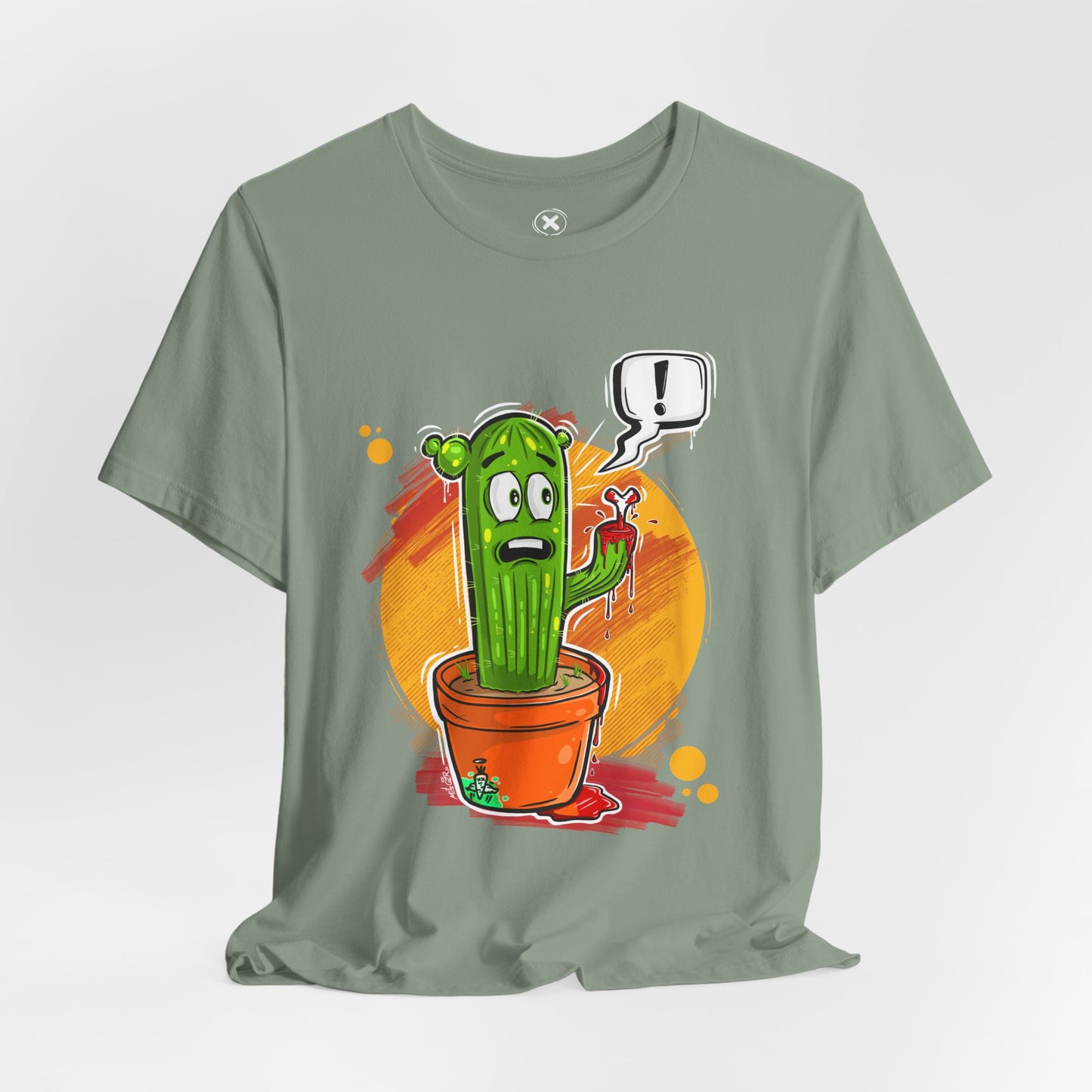 Bloody Cactus | Unisex Shirt | Streetwear | Cartoon Graphic Tee | Funny Gift
