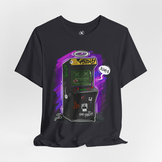 rcade Machine | Unisex Shirt | Streetwear | Cartoon Graphic Tee | Funny Gift