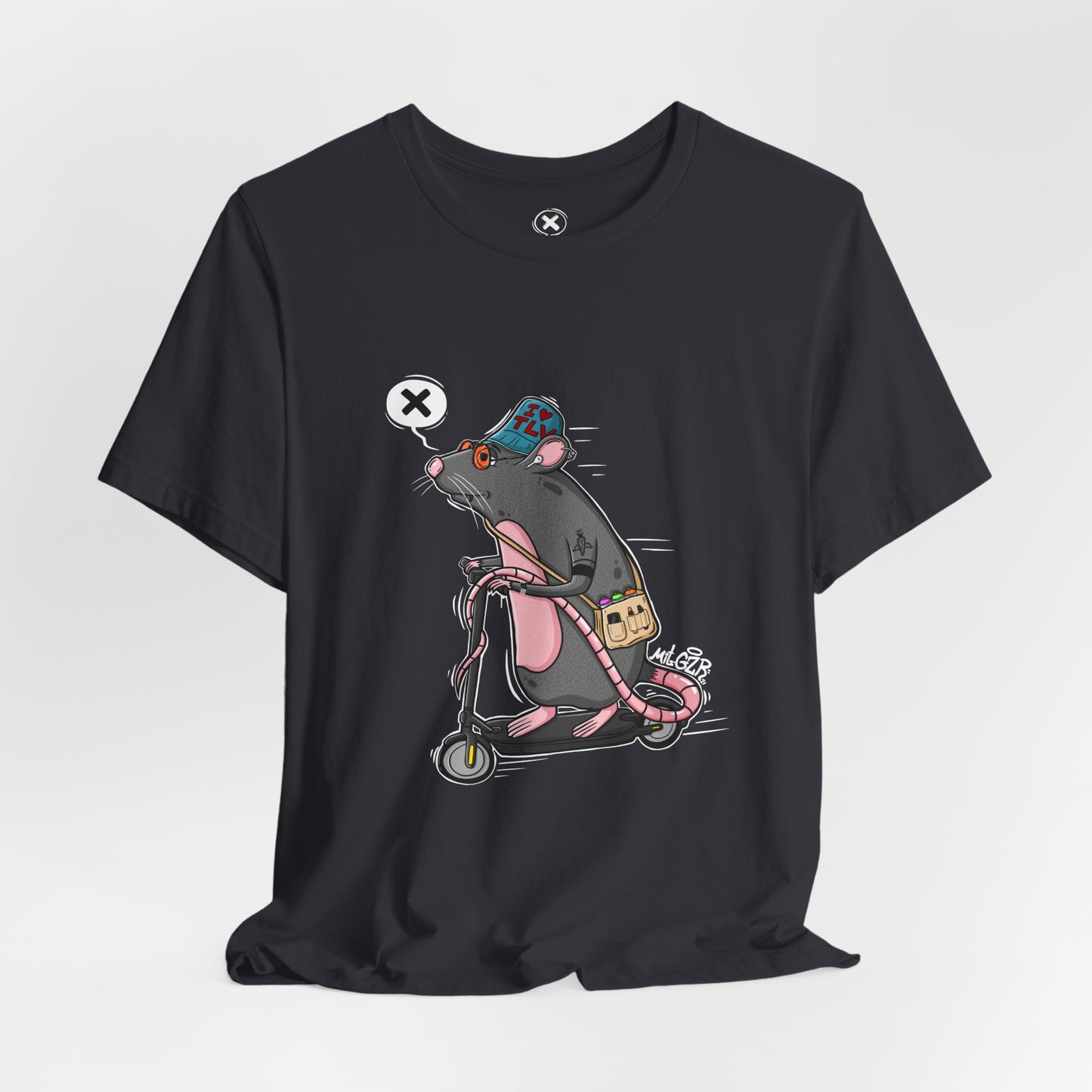TLV Street Rat | Unisex Shirt | Streetwear | Cartoon Graphic Tee | Funny Gift