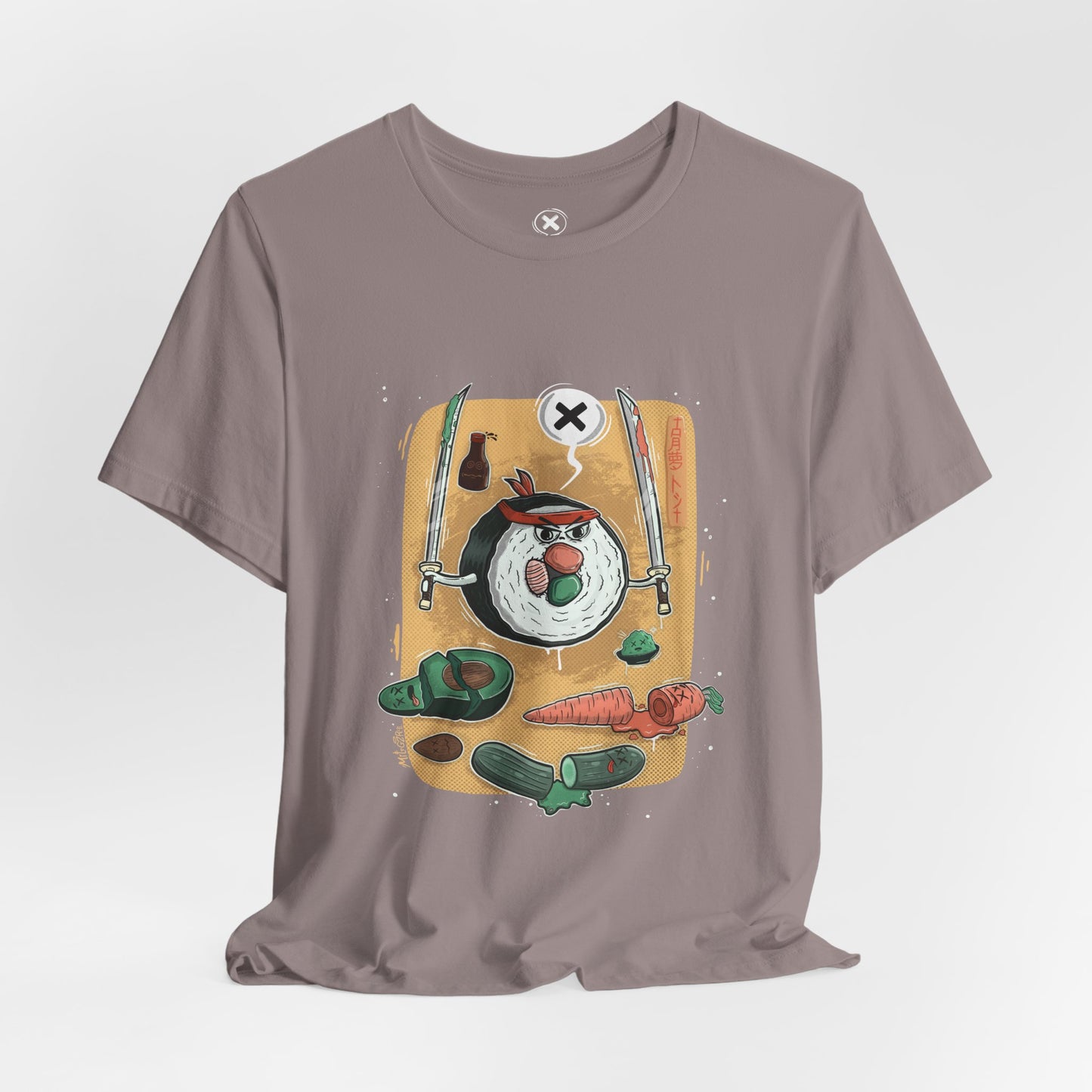 Ninja Sushi | Unisex Shirt | Streetwear | Cartoon Graphic Tee | Funny Gift