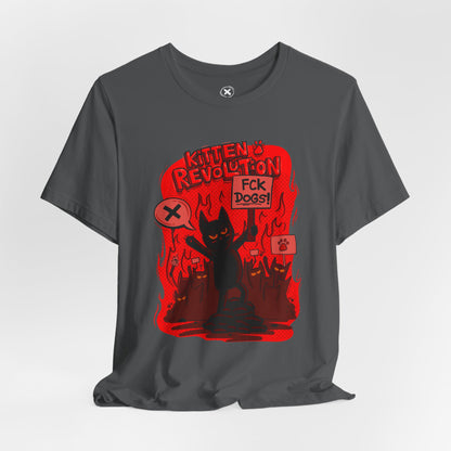 Kitten Revolution | Unisex Shirt | Streetwear | Cartoon Graphic Tee | Funny Gift