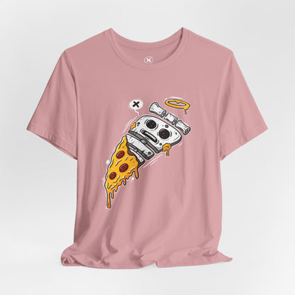 Skeleton Pizza | Unisex Shirt | Streetwear | Cartoon Graphic Tee | Funny Gift
