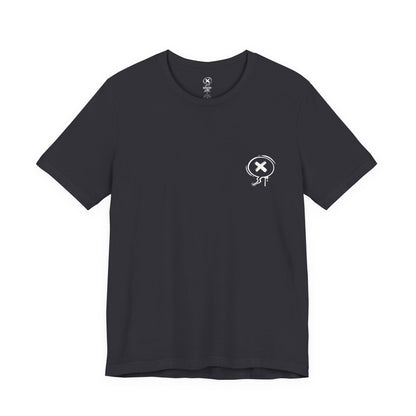 Skate or Drip | back print shirt | funny cartoon tee | unisex streetwear | weird graphic T-shirt