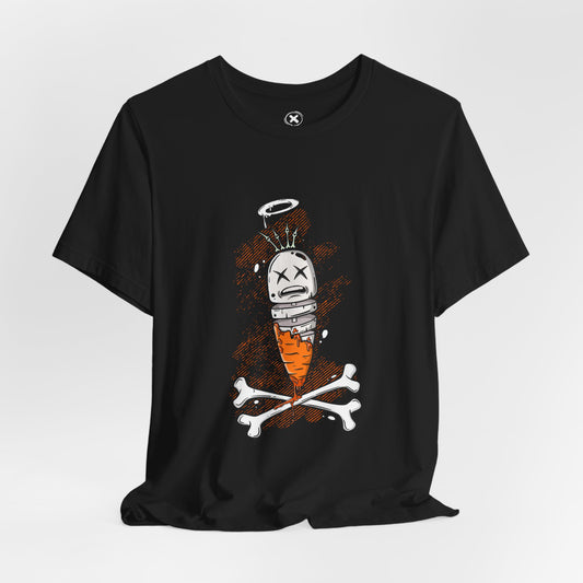 Skeleton Carrot | Unisex Shirt | Streetwear | Cartoon Graphic Tee | Funny Gift