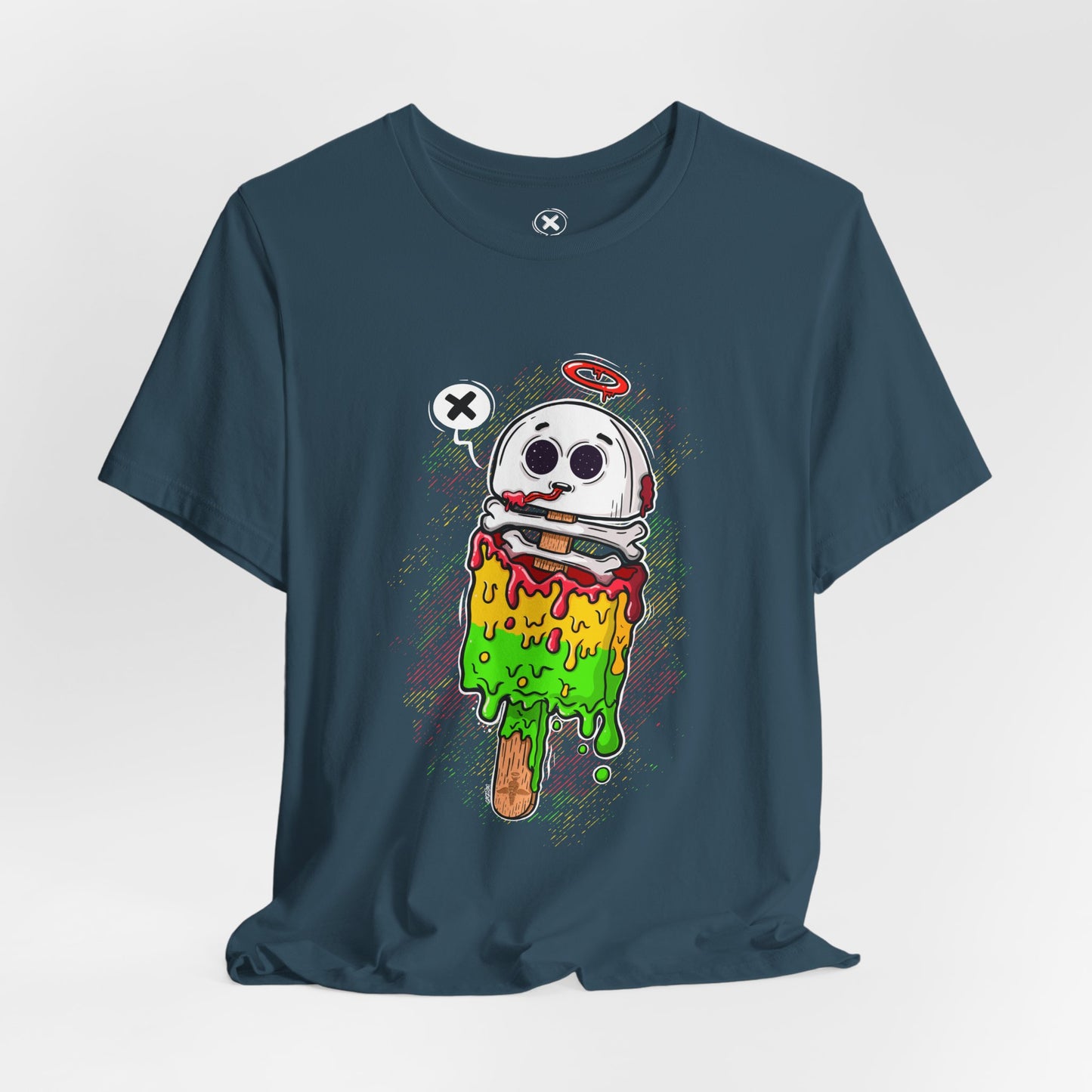 Melting Skull Popsicle | Unisex Shirt | Streetwear | Cartoon Graphic Tee | Funny Gift