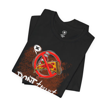 Forbidden Ketchup Pizza | Unisex Shirt | Streetwear | Cartoon Graphic Tee | Funny Gift
