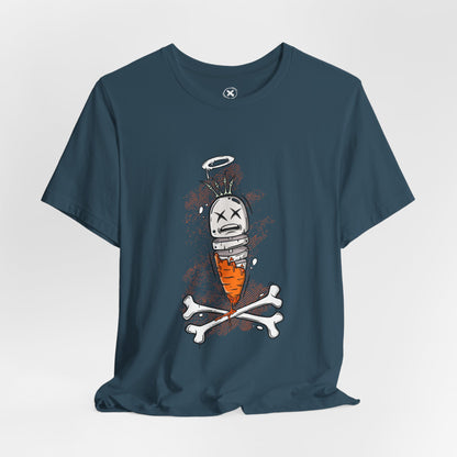 Skeleton Carrot | Unisex Shirt | Streetwear | Cartoon Graphic Tee | Funny Gift