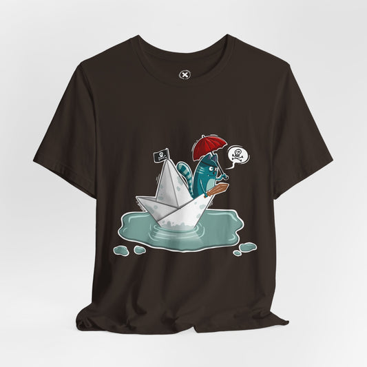 Pirate Cat unisex shirt | Funny Cat Shirt | Cartoon Adventure Tee | Streetwear Style | Gift for Friends