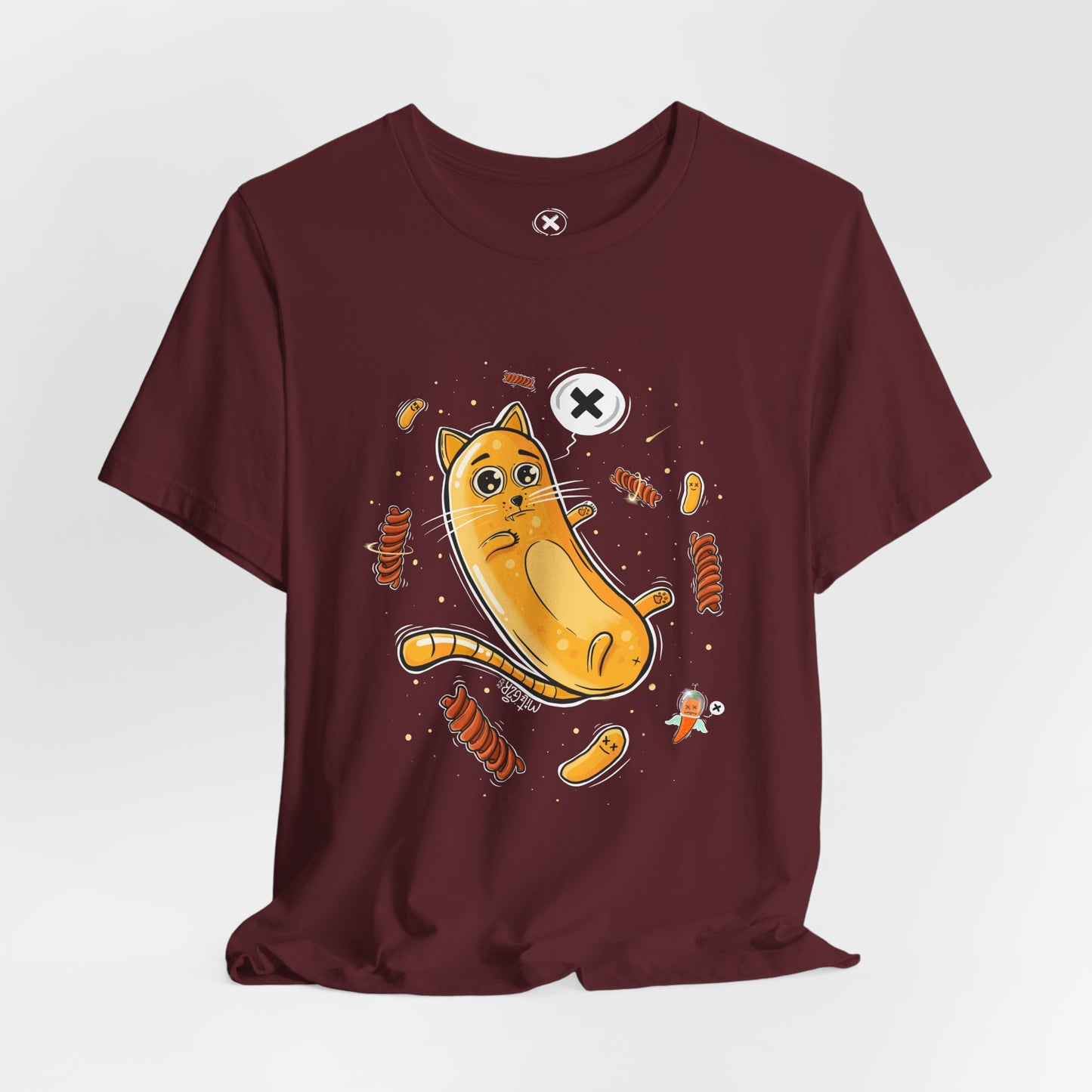 Bamba Cat & Bisli in Space | Unisex Shirt | Streetwear | Cartoon Graphic Tee | Funny Gift