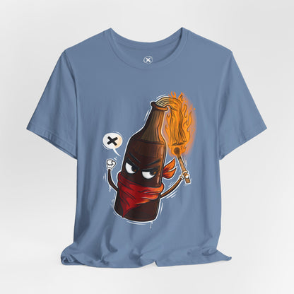 Molotov Spirit | Unisex Shirt | Streetwear | Cartoon Graphic Tee | Funny Gift