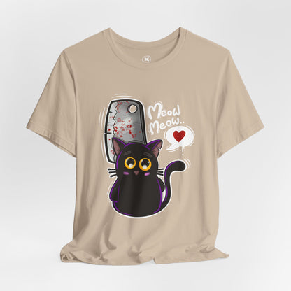 Killer Cute Cat | Unisex Shirt | Streetwear | Cartoon Graphic Tee | Funny Gift