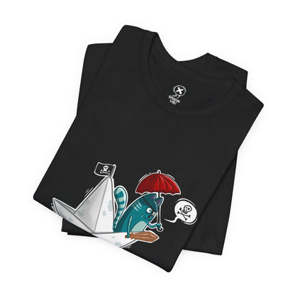 Pirate Cat unisex shirt | Funny Cat Shirt | Cartoon Adventure Tee | Streetwear Style | Gift for Friends