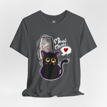 Killer Cute Cat | Unisex Shirt | Streetwear | Cartoon Graphic Tee | Funny Gift