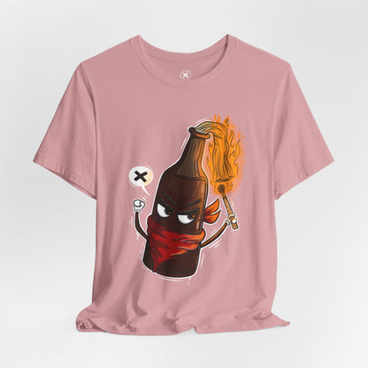 Molotov Spirit | Unisex Shirt | Streetwear | Cartoon Graphic Tee | Funny Gift