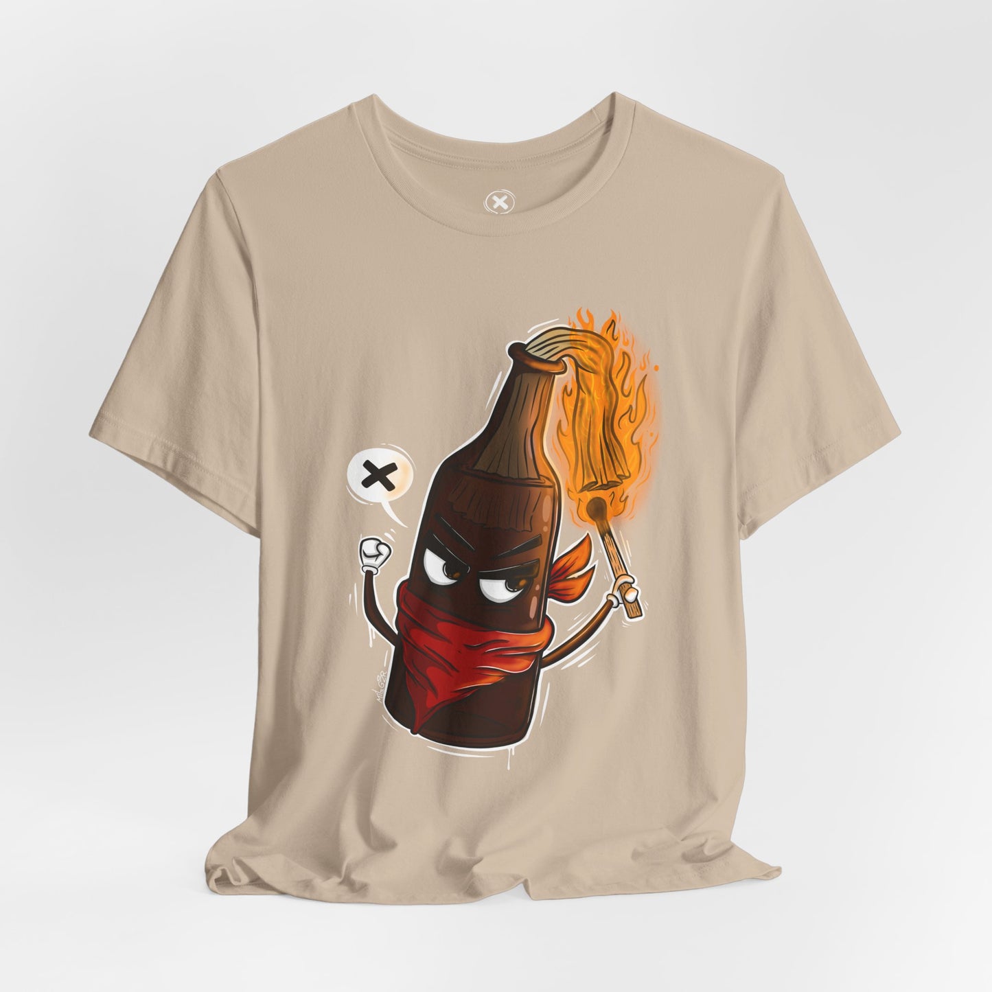 Molotov Spirit | Unisex Shirt | Streetwear | Cartoon Graphic Tee | Funny Gift