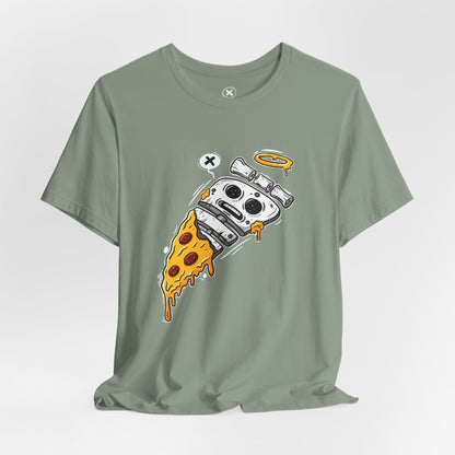 Skeleton Pizza | Unisex Shirt | Streetwear | Cartoon Graphic Tee | Funny Gift