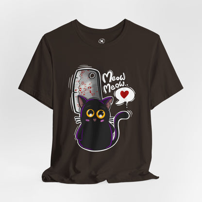 Killer Cute Cat | Unisex Shirt | Streetwear | Cartoon Graphic Tee | Funny Gift