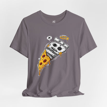 Skeleton Pizza | Unisex Shirt | Streetwear | Cartoon Graphic Tee | Funny Gift