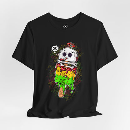 Melting Skull Popsicle | Unisex Shirt | Streetwear | Cartoon Graphic Tee | Funny Gift