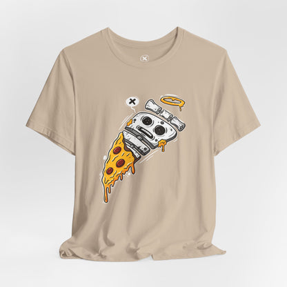 Skeleton Pizza | Unisex Shirt | Streetwear | Cartoon Graphic Tee | Funny Gift