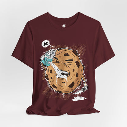 Milk & Cookie | Funny Food Shirt | Dark Humor Tee | Streetwear Style | Gift for Friends