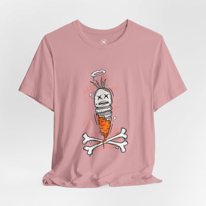 Skeleton Carrot | Unisex Shirt | Streetwear | Cartoon Graphic Tee | Funny Gift