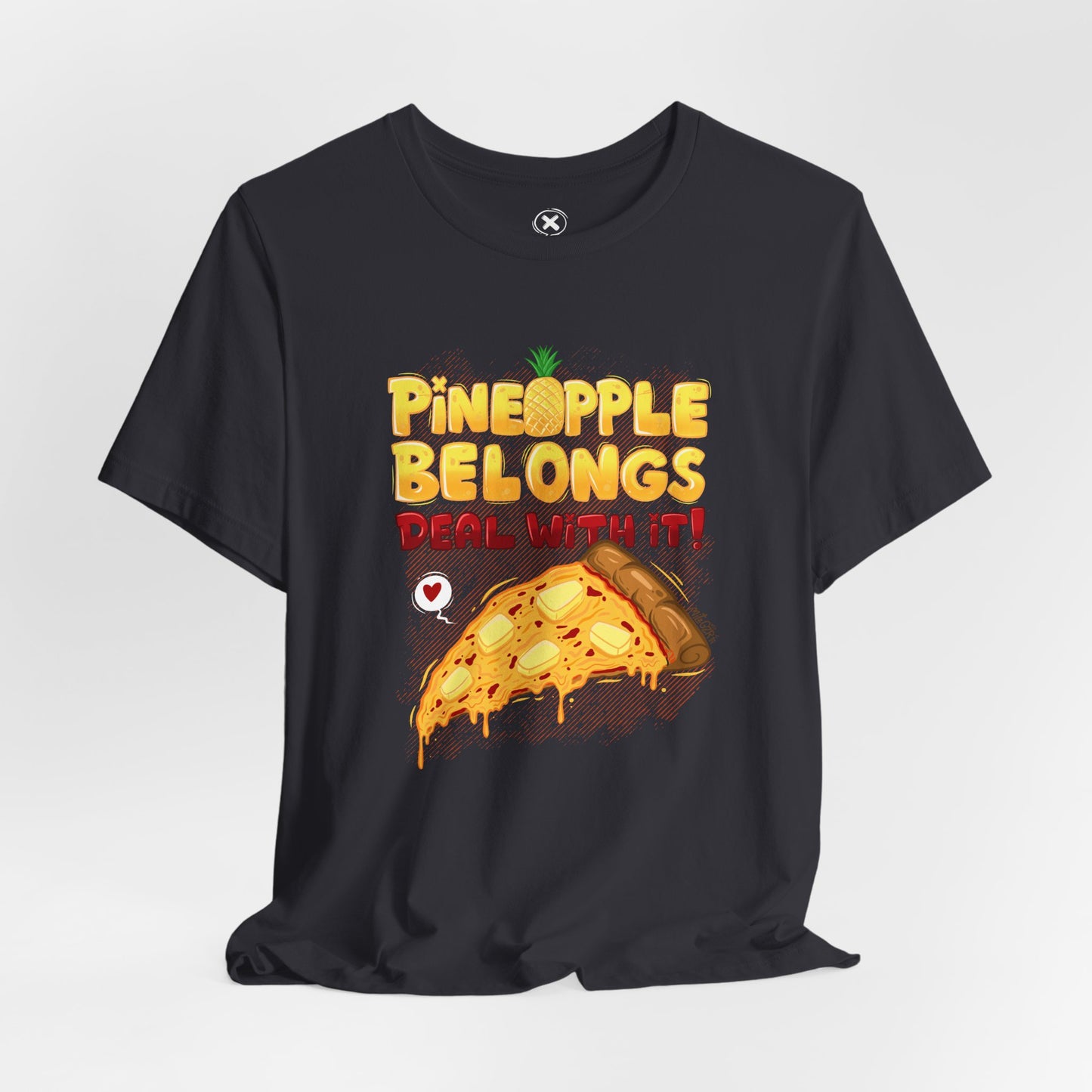 Pineapple Pizza Lovers | Unisex Shirt | Streetwear | Cartoon Graphic Tee | Funny Gift