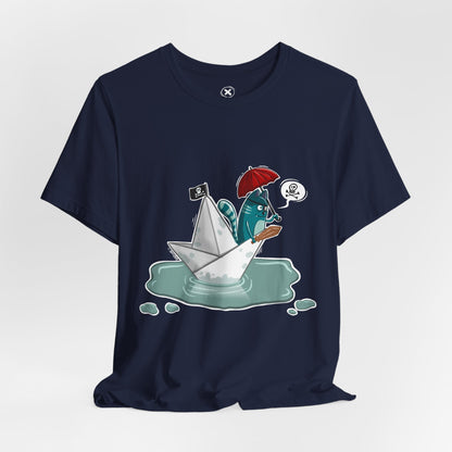 Pirate Cat unisex shirt | Funny Cat Shirt | Cartoon Adventure Tee | Streetwear Style | Gift for Friends