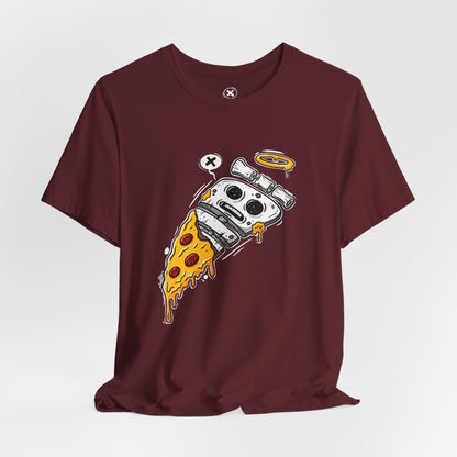 Skeleton Pizza | Unisex Shirt | Streetwear | Cartoon Graphic Tee | Funny Gift