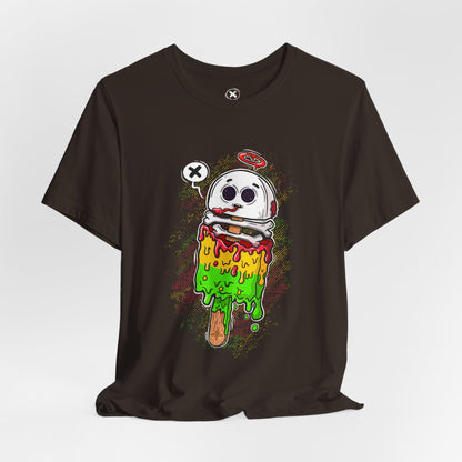 Melting Skull Popsicle | Unisex Shirt | Streetwear | Cartoon Graphic Tee | Funny Gift