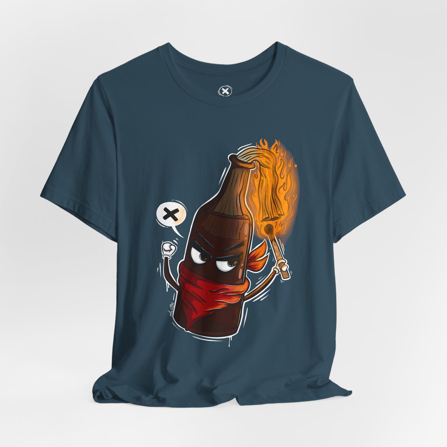 Molotov Spirit | Unisex Shirt | Streetwear | Cartoon Graphic Tee | Funny Gift