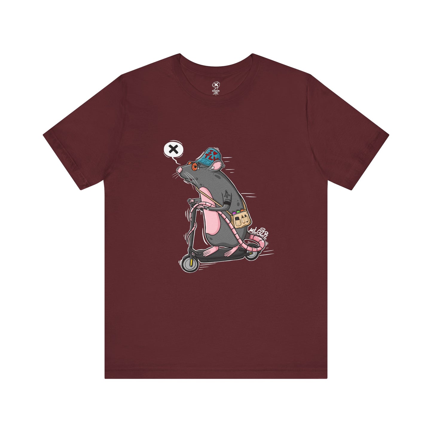 TLV Street Rat | Unisex Shirt | Streetwear | Cartoon Graphic Tee | Funny Gift