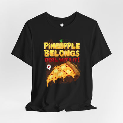 Pineapple Pizza Lovers | Unisex Shirt | Streetwear | Cartoon Graphic Tee | Funny Gift
