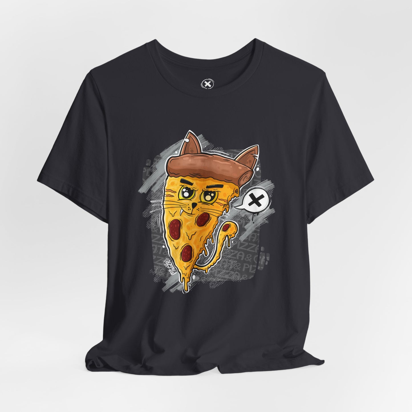 Pizza Cat | Funny Cat Shirt | Cartoon Pizza Tee | Streetwear Style | Gift for Friends