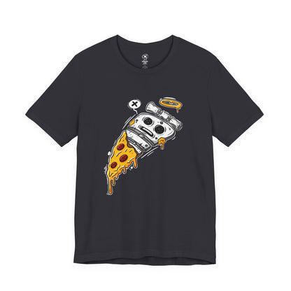 Skeleton Pizza | Unisex Shirt | Streetwear | Cartoon Graphic Tee | Funny Gift